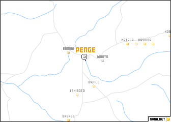 map of Penge