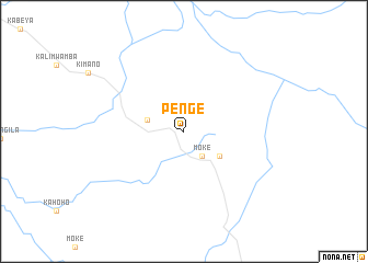 map of Penge