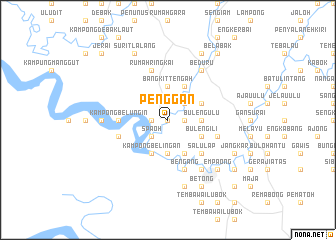 map of Penggan