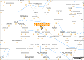 map of Penggung