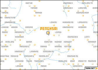 map of Penghsai