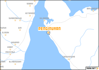 map of Penginuman