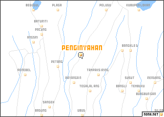 map of Penginyahan