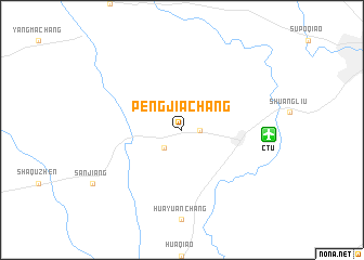 map of Pengjiachang