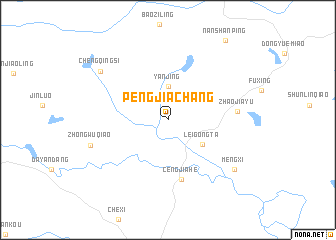 map of Pengjiachang