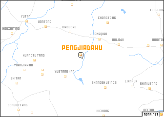 map of Pengjiadawu