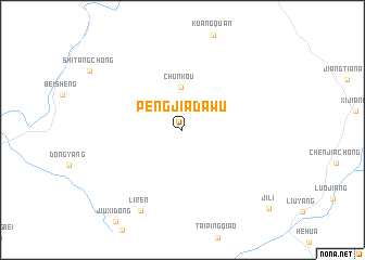 map of Pengjiadawu