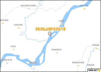 map of Pengjiafengya