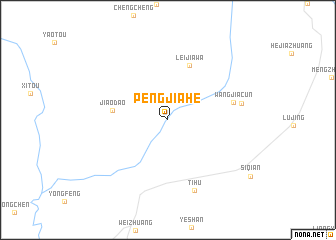 map of Pengjiahe