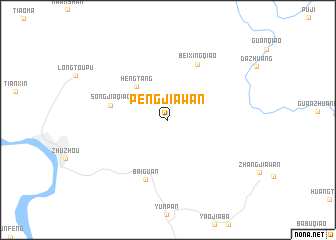 map of Pengjiawan