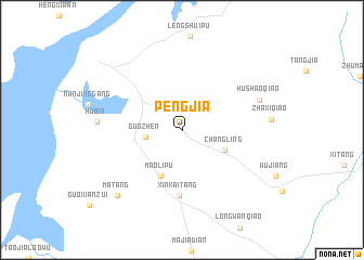 map of Pengjia
