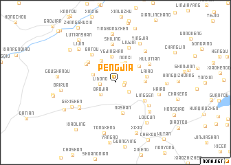 map of Pengjia