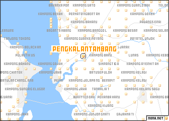 map of Pengkalan Tambang
