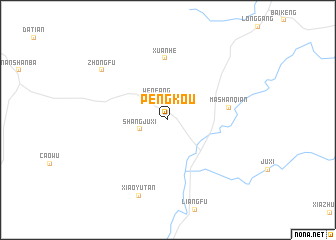 map of Pengkou