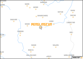 map of Penglingcun