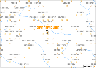 map of Peng-nyawng