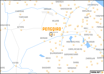 map of Pengqiao