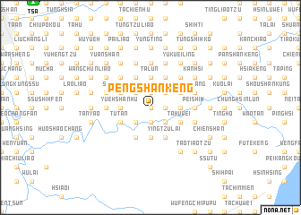map of Peng-shan-k\