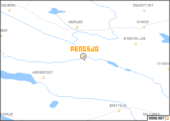 map of Pengsjö
