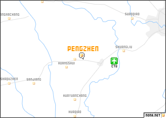 map of Pengzhen