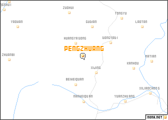 map of Pengzhuang