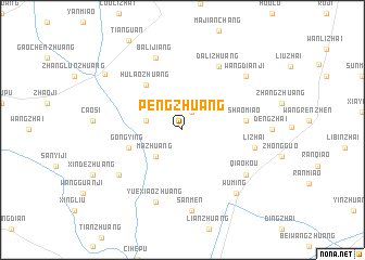 map of Pengzhuang