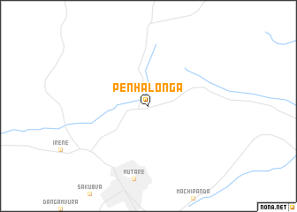 map of Penhalonga