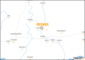 map of Penhān