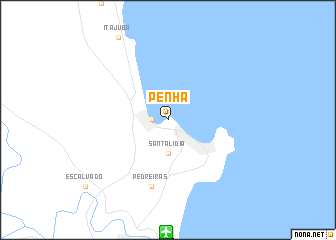 map of Penha