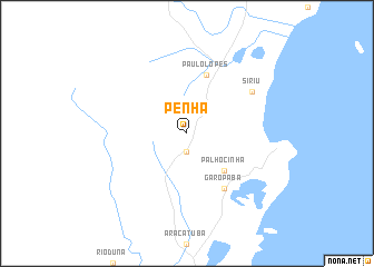 map of Penha