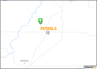 map of Penhold