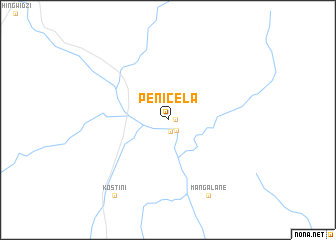 map of Penicela