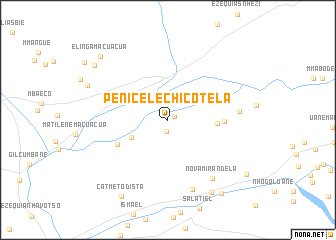 map of Penicele Chicotela