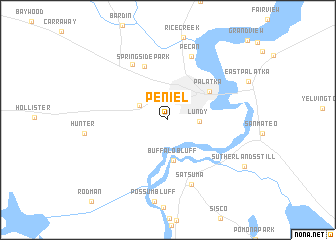 map of Peniel