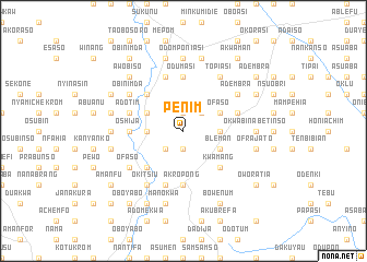 map of Penim