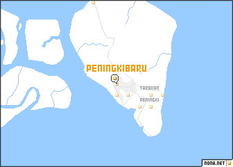 map of Peningki-baru