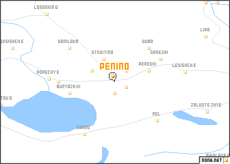 map of Penino