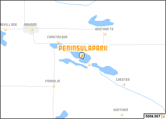 map of Peninsula Park