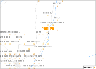 map of Penipe