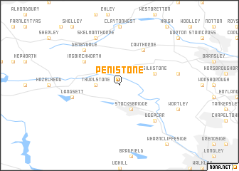 map of Penistone