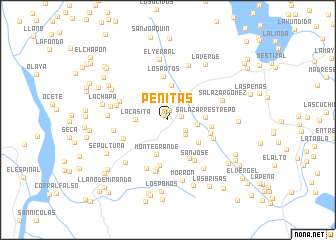 map of Peñitas