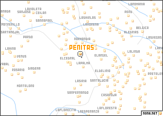 map of Peñitas