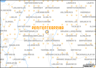 map of Penitente Arriba