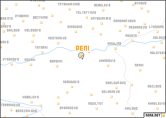 map of Pen\