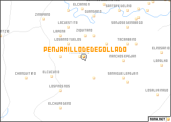 map of Penjamillo de Degollado