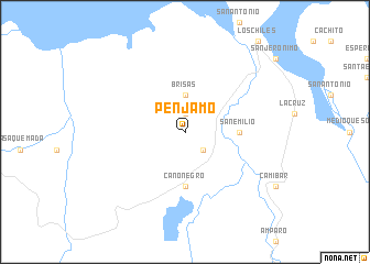 map of Pénjamo
