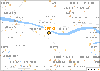 map of Pen\