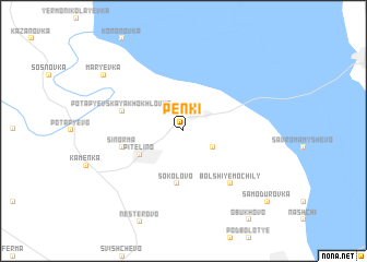 map of Pen\