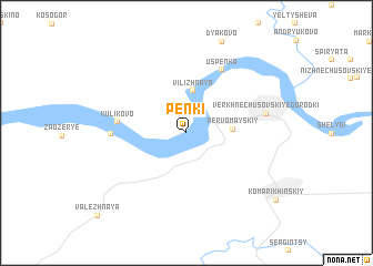 map of Pen\