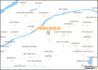 map of Penklovichi